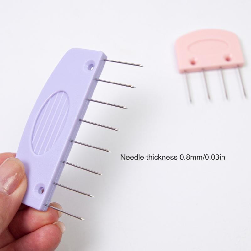 20Pcs Knit Blocking Combs with Pin Set 4-Pin 8-Pin Knit Blocking Pin Knit Blocking Pin for Crochet Knitting Needlework