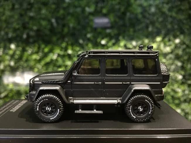 Almost Real Brabus 550 Adventure 2017 Matt Black Scale Complete Diecast Car Mercedes-Benz G-Class 4x4² - - 1/64 (Product Number 660303001)