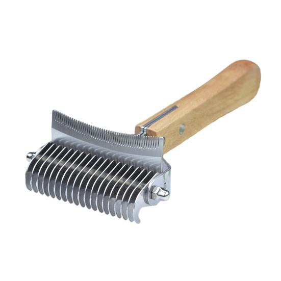 3 v 1 odstraňovač zacuchání hřebenů pro domácí mazlíčky, psy a kočky, hřebeny na uzly s bezpečnými hráběmi na spodní části chlupů, nástroj na péči o domácí mazlíčky