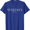 Ephesians 1 7 Christian Bible Verse Redemption Redeemed Men's T-shirt Streetwear Oversize Casual Gift Y2K Cotton Vintage Tee Top