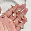 Irregular Pearl Charm Natural Freshwater Pearl Choker Necklace for Women Mixed White Purple Pink Baroque Pearl Chain Necklace