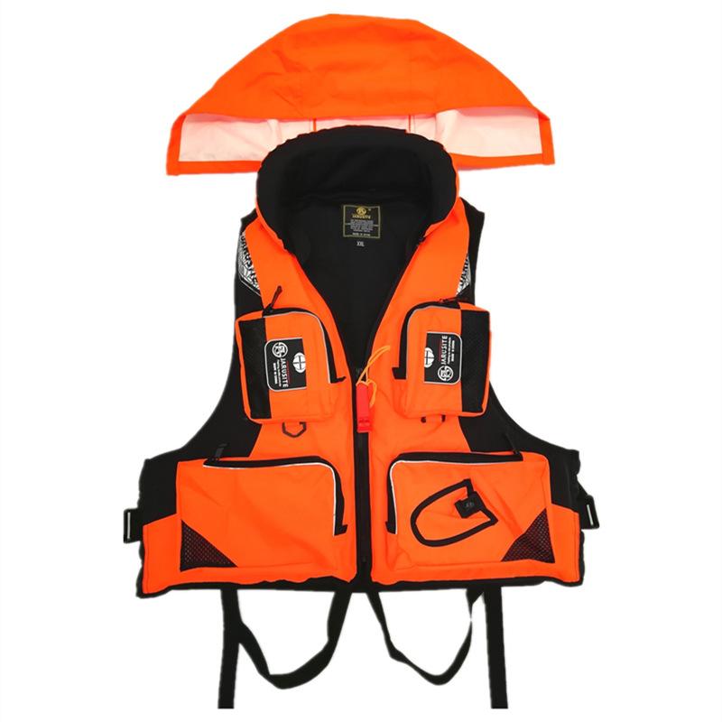 Adult Life Jacket Adjustable Buoyancy Aid Swimming Boating Sailing Fishing Water Sports Safety Life Man Jacket Vest L оранжевый