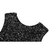 European & American Style Women's Sequin Party Dress with Back Tie 2025