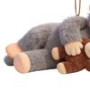 2D Monkey Car Hanging Ornament Acrylic Car Rearview Mirror Accessories Cute Monkey Holding