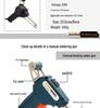 Electric Soldering Iron 60W: Internal/External Heating, Single-Handed, Semi-Automatic Solder Dispenser.