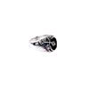 Bebello [Bs-279] 925 Silver Onyx Black Pinky Ring