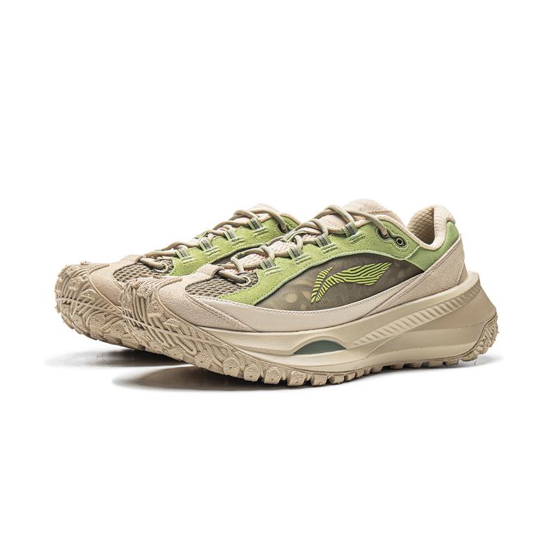 Li Ning Youxia CRC Trendy Comfortable Versatile Wear-Resistant Non-Slip Low-Top Casual Shoes Unisex sneaker Matcha-Green AZGV175-2