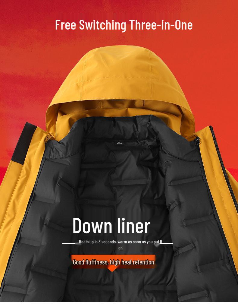Unisex Windproof Waterproof Warm Hiking & Mountaineering Jacket
