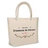Beach Bag - PLANETEE - Horse Trainer (design) - Cotton - Printed In France - Large Capacity