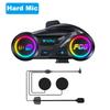 Y13 Pro Motorcycle Helmet Bluetooth Headset Intercom Distance 500M Chip V6.0 Stereo Fm Radio Mixing Music Sharing