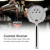 Stainless Steel Cocktail Strainer Shake Drinks Ice Mixed Filter for Bar   Party (  Gold)