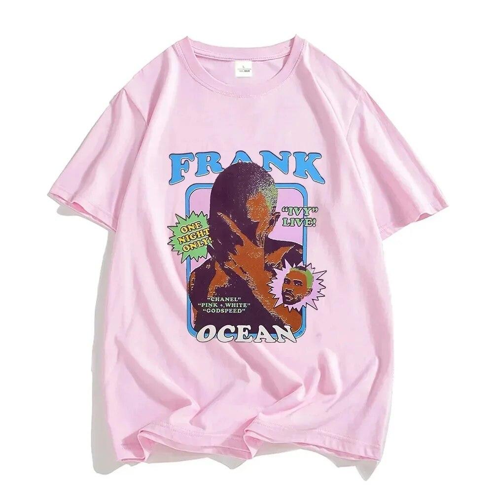 

Красивая эстетичная футболка унисекс, футболка Frank O-Ocean Blonde Blues Music, хлопковая футболка высокого качества, топ с граффити High Street 3XL