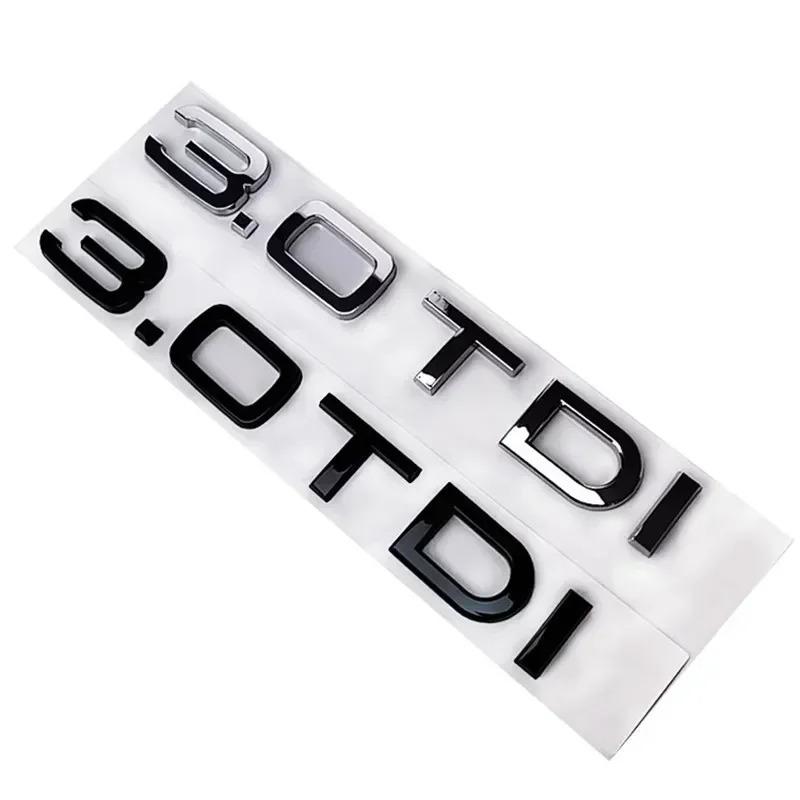 2026 Hot Sticker Decal for Audi A3 A4 A5 A6 Q3 Q5 Q7 S7 Chrome Black ABS Letters 2.0 TDI 3.0 TDI Rear Boot Trunk Logo Badge Emblem