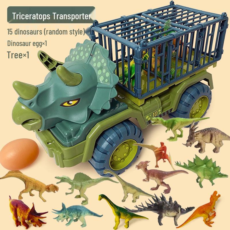 Dinosaurier Bagger Spielzeug: Tyrannosaurus Rex Transportfahrzeug für Kinder