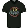 70th Birthday 70 Year Old Awesome Looks Like Mens V-Neck Cotton T-Shirt