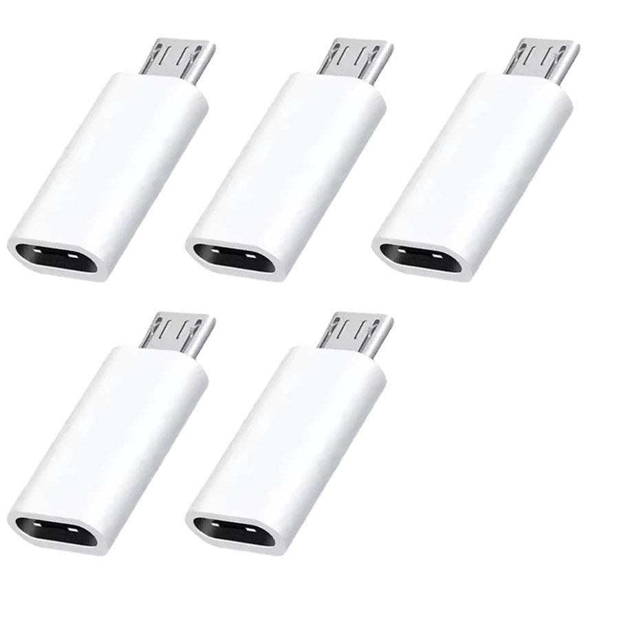 Mini Type C To Micro USB Android Charging Adapter Converter for Samsung Xiaomi Huawei Usbc To Microusb V8 Otg Sync Charger Jack