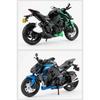 1/12 Kawasakis Ninja Z1000 Alloy Sports Motorcycle Model Diecasts Metal Toy Street Racing Motorcycle Model Sound Light Kids Gift