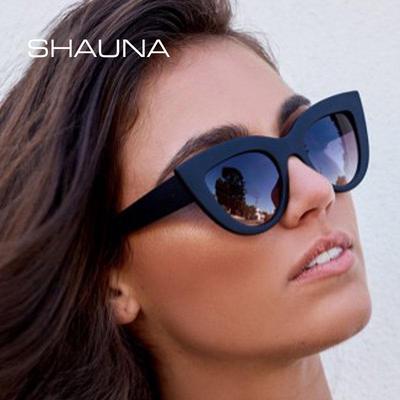 Retro Cat Eye Sunglasses  Women UV400 Metal Hinge