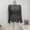 C S In The Room Mohair Cabled Net Lip neCk Long Sleeve Knit 3Color