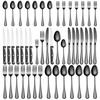 2024 Modern Premium Stainless Steel 48-Piece Cutlery Set - Western Style Steak Knives, Forks, and Spoons