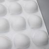 Silica Gel French Mousse Cake Mold, 3D Baking Supplies, DIY Chocolate Soap Candle Mold, 15 Cavities, Chinese Chestnut