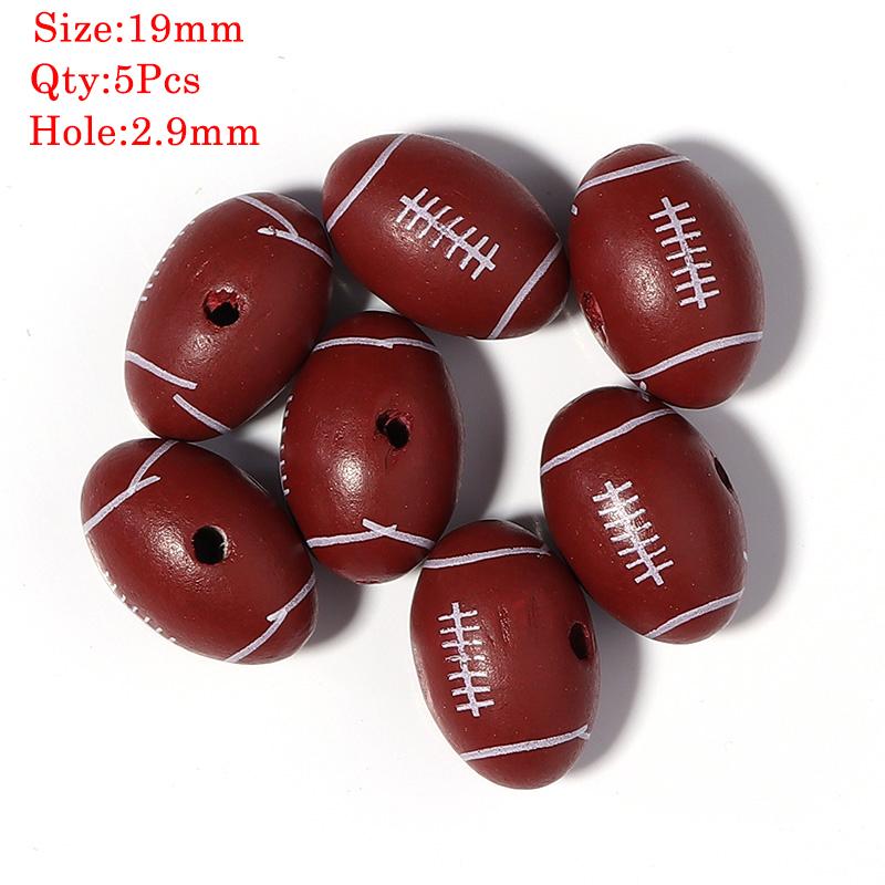 Natural Round Wood Beads Oval Loose Spacer Rosary Bead Large Hole Jewelry Bracelets Diy Unsex Charm Wholesale Supplies