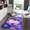 1PC Custom Name Unicorn Dreams Flowers Theme Floor Mat Ideal for Living Room, Game Rooms, Office, Bedroom,Floor Mat Playful Design