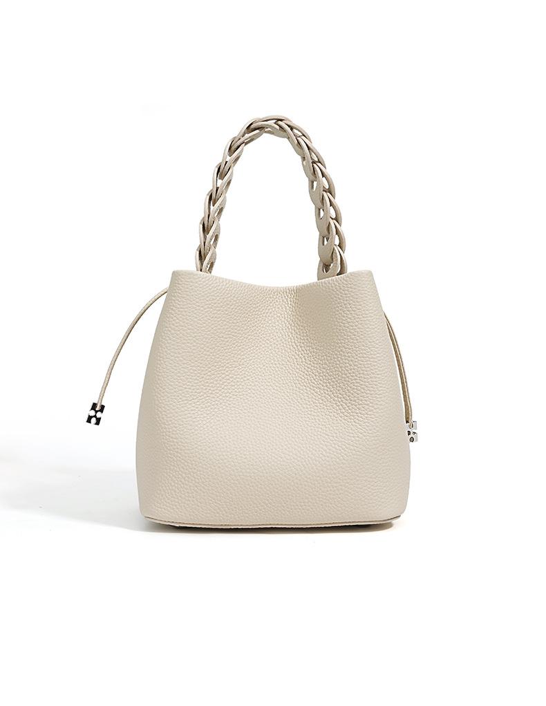 

MENDY Handbag Women Mini Cross Bag Small Bucket Bags Handbag Luxury Designer Genuine Leather Crossbody Shoulder Bags Ladies Mini(Max Length 20cm)