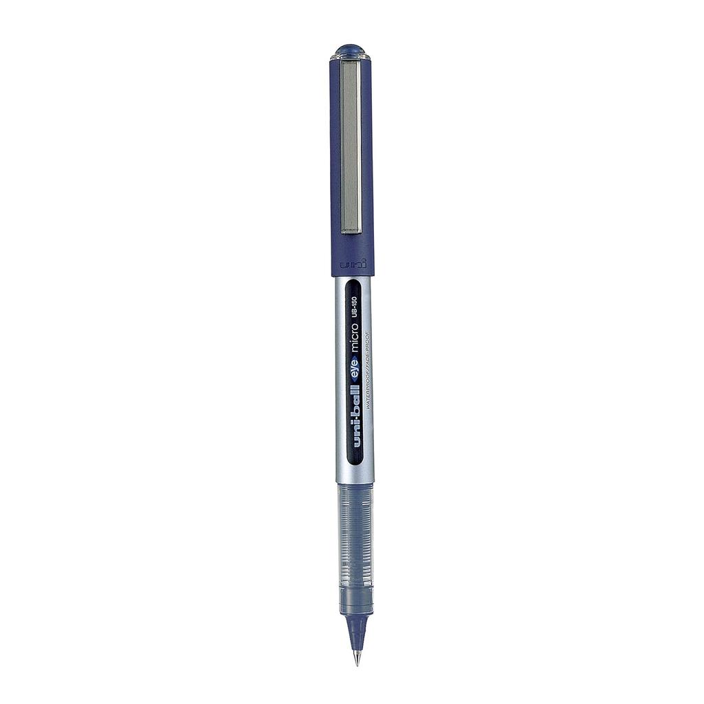 uni-ball Eye UB150 0.5mm Roller Ball Pen Blue Ink Pack of 5 Smooth Writing Office School Gift