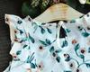 Kids Clothes Girls Set Sleeveless T-shirt+Shorts 2PCS/Sets Baby Girls Clothes Chiffon Shirt Flower Print Children Girls Clothes