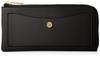 Lightweight Bonded Faux Leather Long Slim 130 12 Card 3 Black [Legato Largo] LJ-P0112 Wallet, Design, Grams, Slots, Pockets,