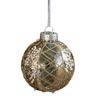Christmas Ball Ornament Faux Pearl Glittery Tree Decoration Festive Hanging Baubles with Rope Party Decor