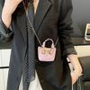 Trendy Square Bag For Women  Lock Design Versatile Single Shoulder Bag Mini Luxurious Crossbody Bag Fashion Pendant Tote Bag