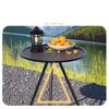 ZISIZ Outdoor Folding Picnic Round Table