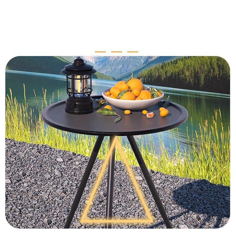 ZISIZ Outdoor Folding Picnic Round Table