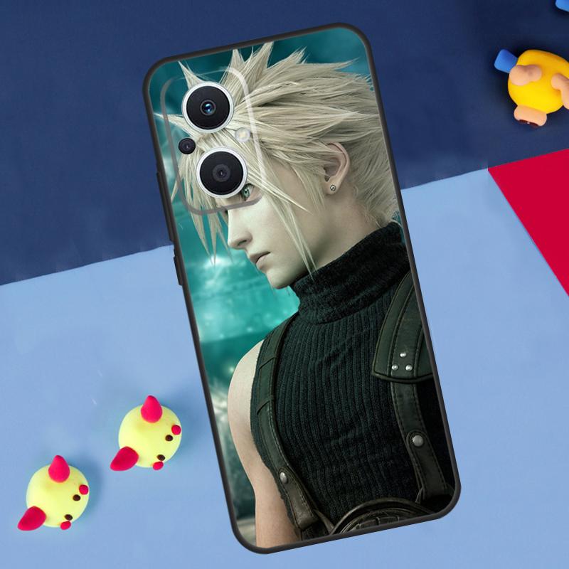 FINAL FANTASY Cloud Strife For OPPO Reno 12F 13F 14F 11F 10 11 12 13 14 Pro 8T 7 8 Lite OPPO Find X9 X8 X6 X5 Pro Case