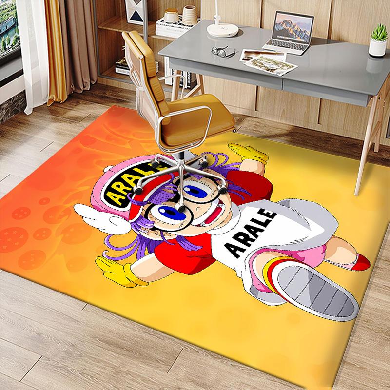 Arale Norimaki Printed Absorbent Washable Carpet, Non-Slip Bathroom Mats, Kitchen Rugs, Yoga Mat,Living Room Entrance, Camping Picnic Rugs