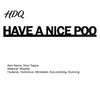 Toilet Decor for Bathroom Have A Nice Poo Door Sign Funny Wooden Over The Decorative Shelf Topper Minimalist Frame Corner Sign Home Restroom
