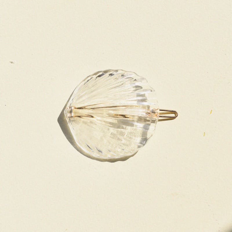 usite SHELL LIGHT HAIR PIN, WHITE