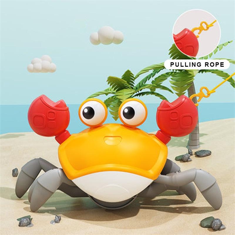 Electric Induction Crab Toys Amphibious Intelligent Obstacle Avoidance Cartoon Small Toys