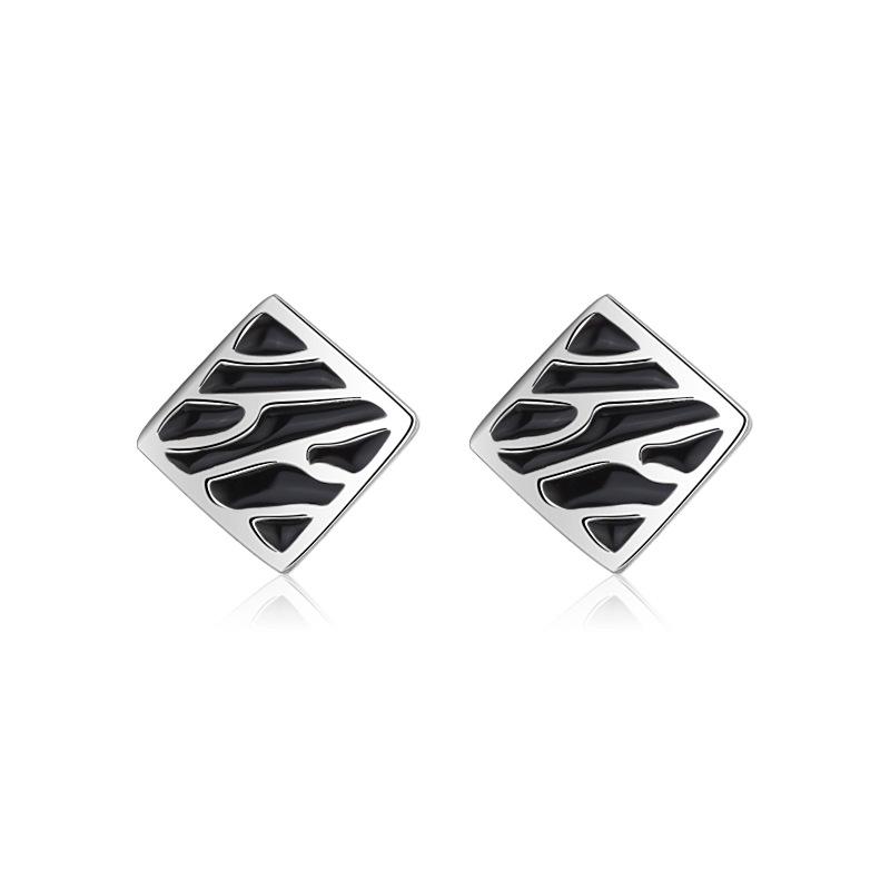 925 Sterling Copper New Woman Fashion Zircon High Quality Blue Pink White Purple Crystal Zircon Hot Selling Earrings