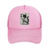 Japanese Samurai Cat Casual  Mesh Baseball Cap Dad Hat Hip Hop Snapback Cap