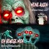 Animated Halloween Zombie Life-Size, 170 cm, with Sound and Touch Activation, Spooky Decoration