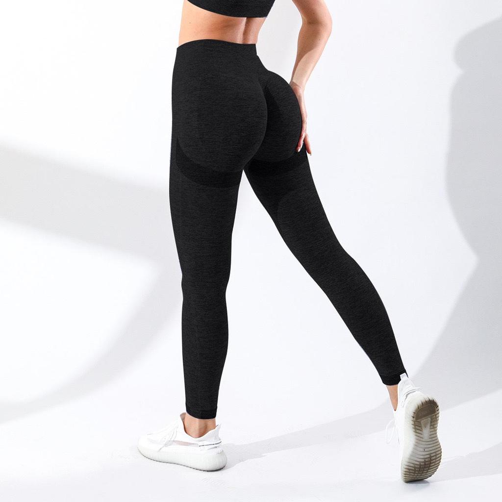 Yoga 2-Piece Set: High Waist Cropped Pants & Push-Up Sports Bra