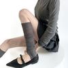 Summer Thin Leg Warmers Breathable Knitted Foot Cover Ballet Style Jk Girls Leg Warmers Solid Color Elastic Long Socks Stockings