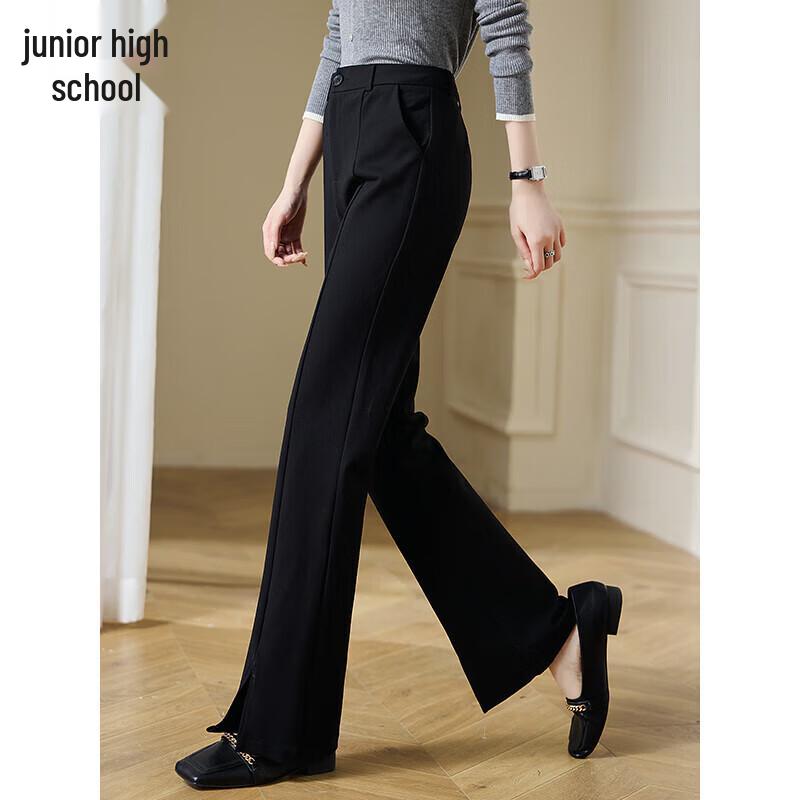 

Chushen Women s High-Waist Slit Casual Suit Pants XL