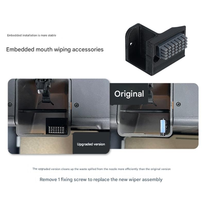 Heat Resistant 3D Printer Accessory Nozzle Wiper For Reliable Nozzle Maintenance Cleaning And Enhanced Print Quality