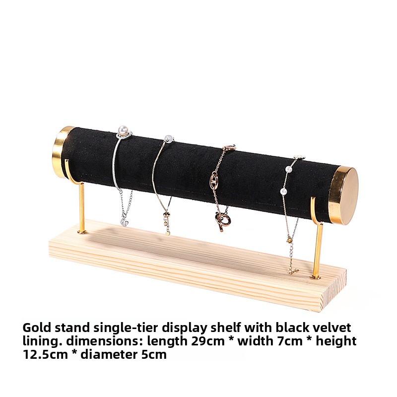 

Creative Jewelry Rack Wooden Bracelet Display Rack Gold Four-layer Bracelet Display Rack Bracelet Rack Watch Storage Rack