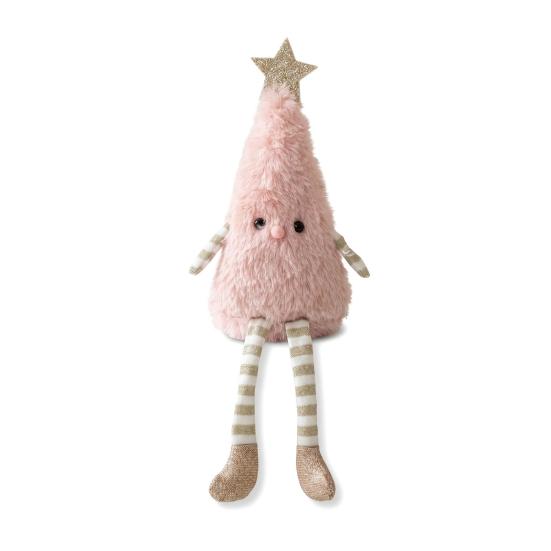 Festive Atmosphere Soft Furnishings Christmas Tree Plush Ornament with Dangling Legs, Cute Stuffed Figure, for Home Doll Living Room Sofa And