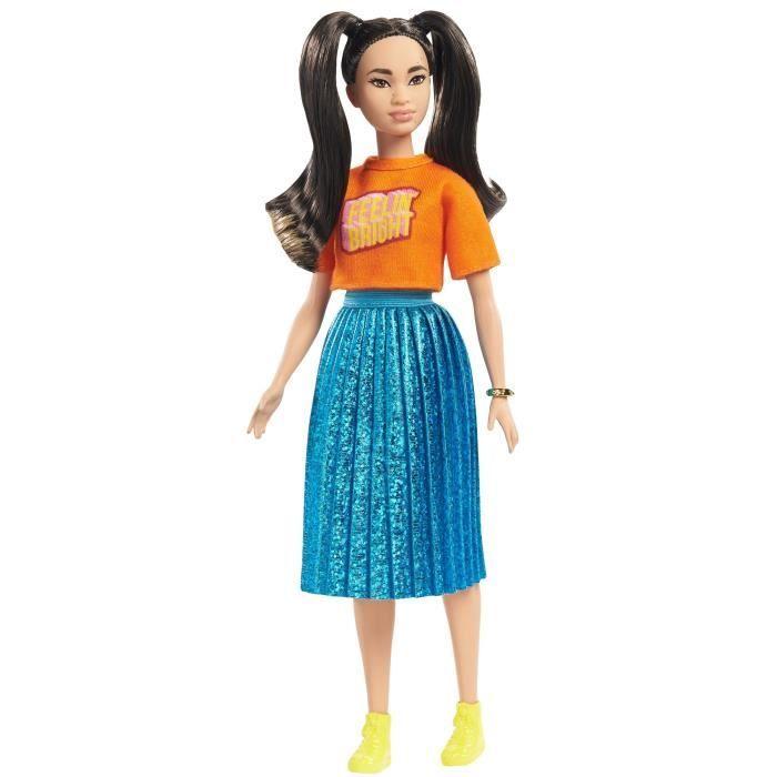 BARBIE Fashionistas Jupe Plissée à Paillettes